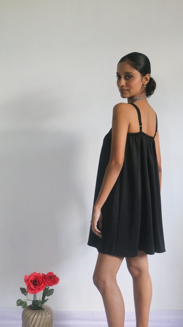 Petite Solid Backless Cami Dress - Image 2