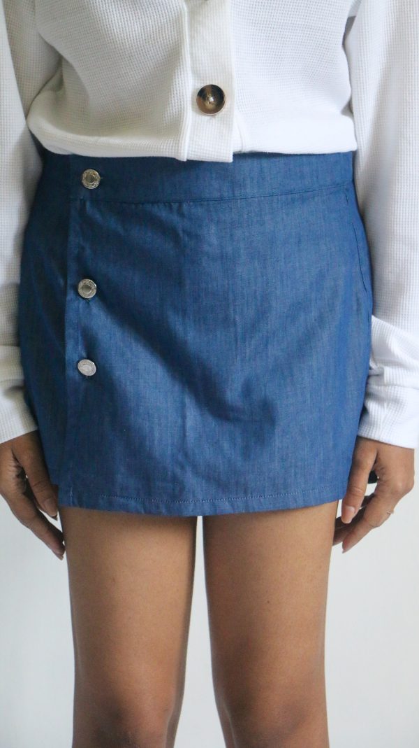 Mini denim Skort