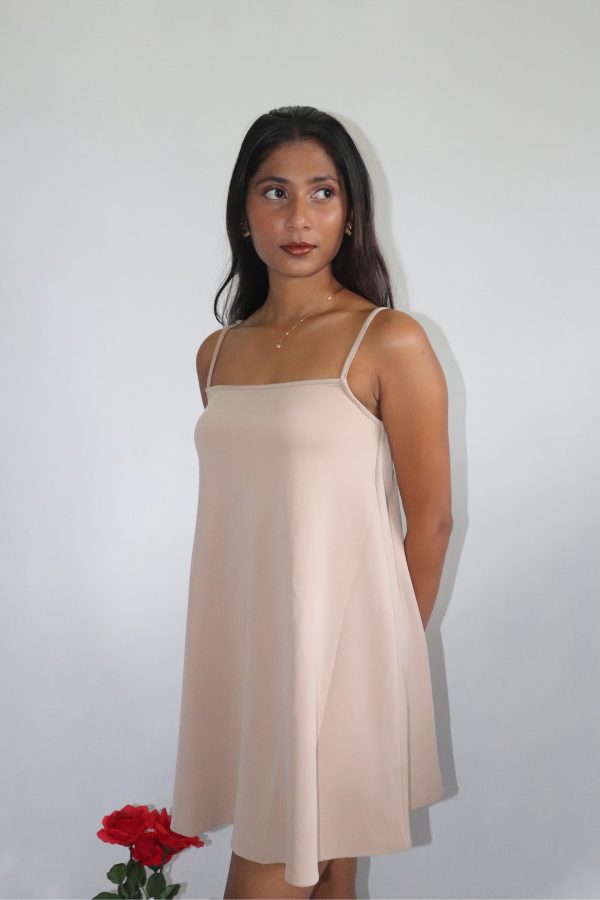 Petite Solid Backless Cami Dress - Image 8