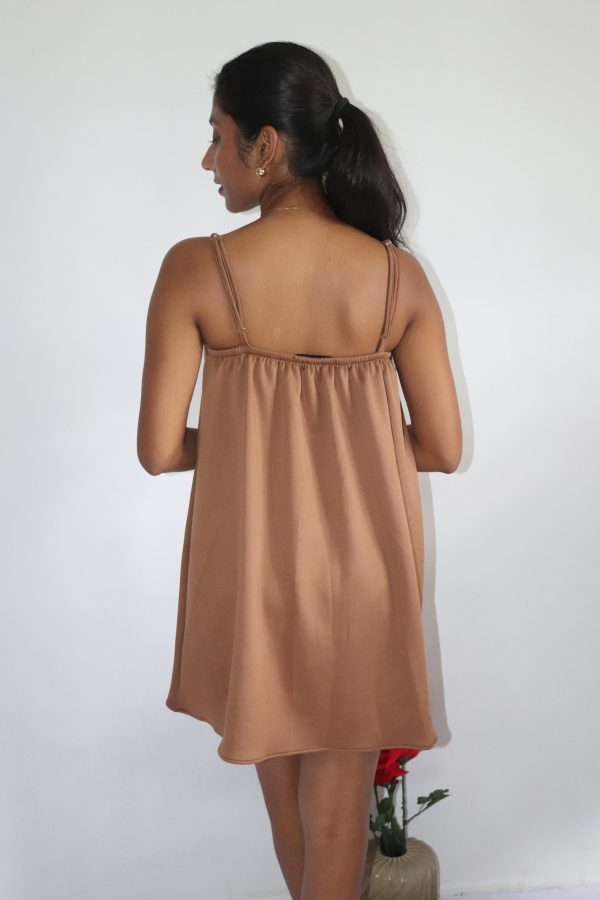 Petite Solid Backless Cami Dress - Image 6